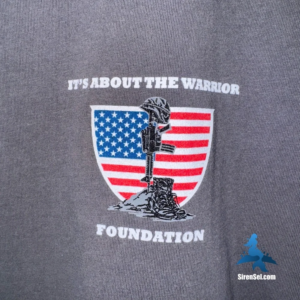1173 Nine Line Apparel 13 Strong Tribute Tee – Size XL – Gray - Picture 7 of 9